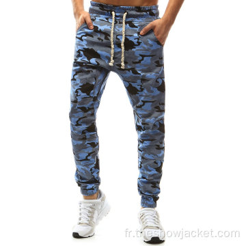 Pantalon de jogging camouflage serré pour hommes en gros sur mesure